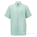 Fashion Slim Fit Shirts Wholesale Mens Short Sleeve Plus Size Casual Shirts Manufactory
